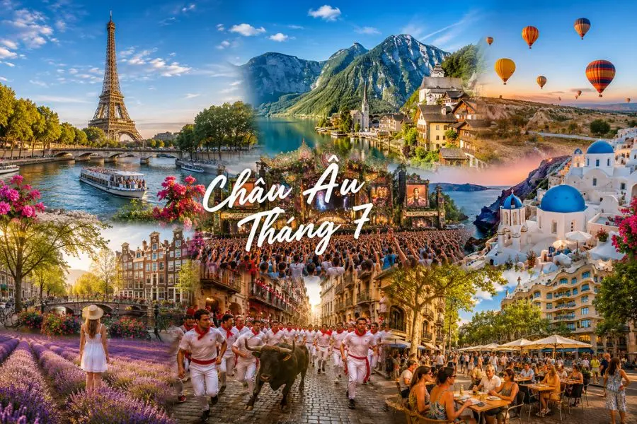 Tháng 7 là thời điểm lý tưởng để tận hưởng lễ hội và không khí biển xanh Địa Trung Hải