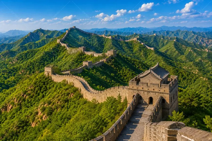 Vạn Lý Trường Thành hùng vĩ là biểu tượng nổi tiếng của Trung Quốc