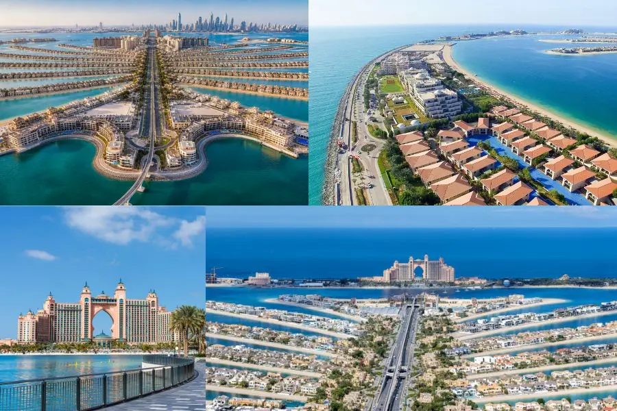 Kiến trúc của Palm Jumeirah được đánh giá là một trong những thiết kế nhân tạo táo bạo và phức tạp bậc nhất thế giới