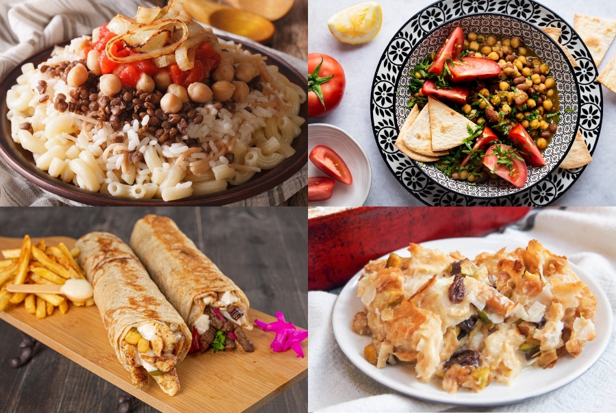 Ẩm thực Ai Cập là sự hòa quyện giữa hương vị truyền thống Trung Đông và vùng Địa Trung Hải