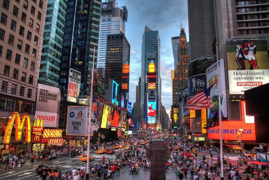 Quảng trường Thời Đại là một trung tâm văn hoá và giải trí náo nhiệt bậc nhất ở New York