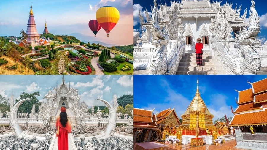 Chiang Mai sở hữu nhiều công trình độc đáo, thu hút đông đảo du khách khắp mọi nơi trên thế giới