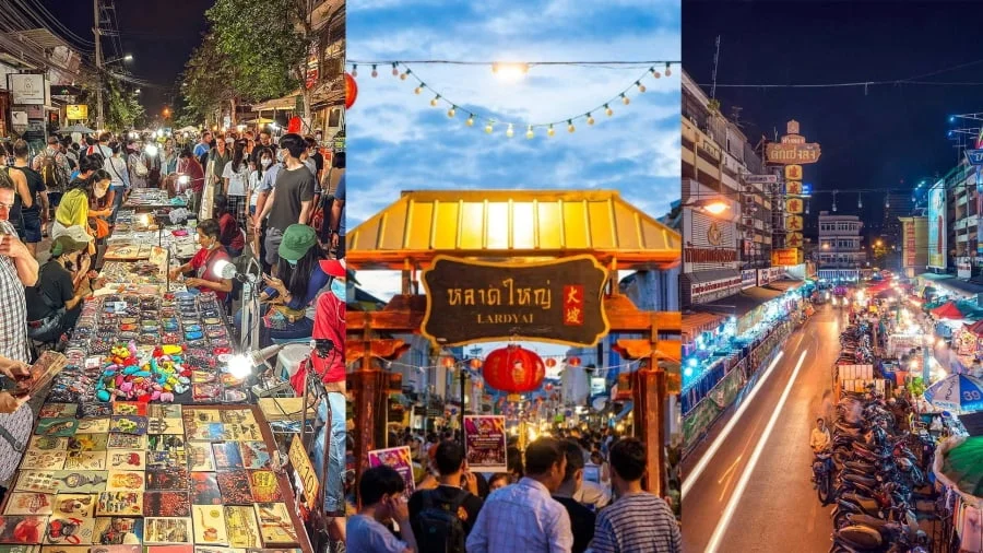 Các khu chợ đêm và trung tâm mua sắm là nơi lý tưởng để bạn hòa mình vào cuộc sống bản địa khi đến Chiang Mai
