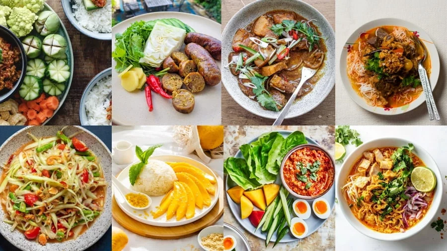 Mùa lễ hội cũng là dịp các khu chợ đêm ở Chiang Mai trở nên sôi động hơn bao giờ hết với nhiều món ăn hấp dẫn