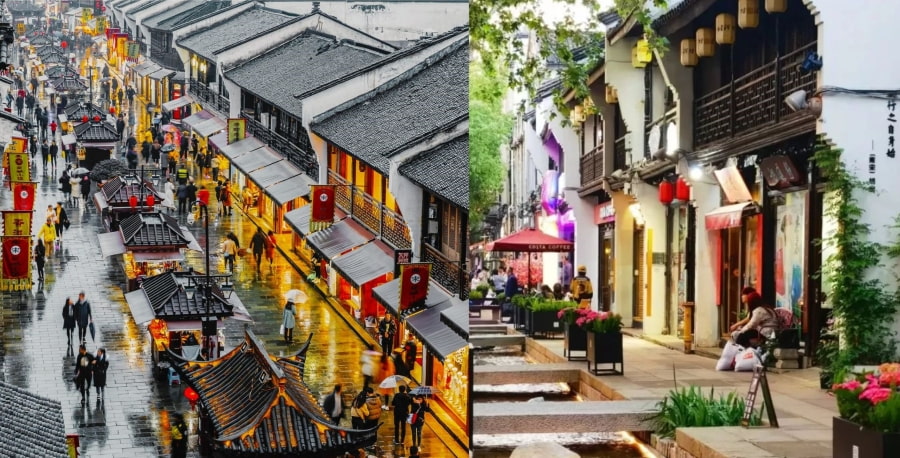 Phố cổ Thanh Hà Phương là một trong những con phố lịch sử và văn hóa lâu đời nhất Hàng Châu