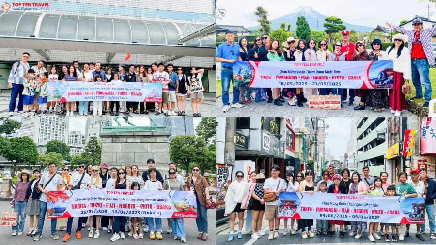 Những vị khách đã luôn tin tưởng và lựa chọn đồng hành cùng Top Ten Travel khi đi du lịch Nhật Bản