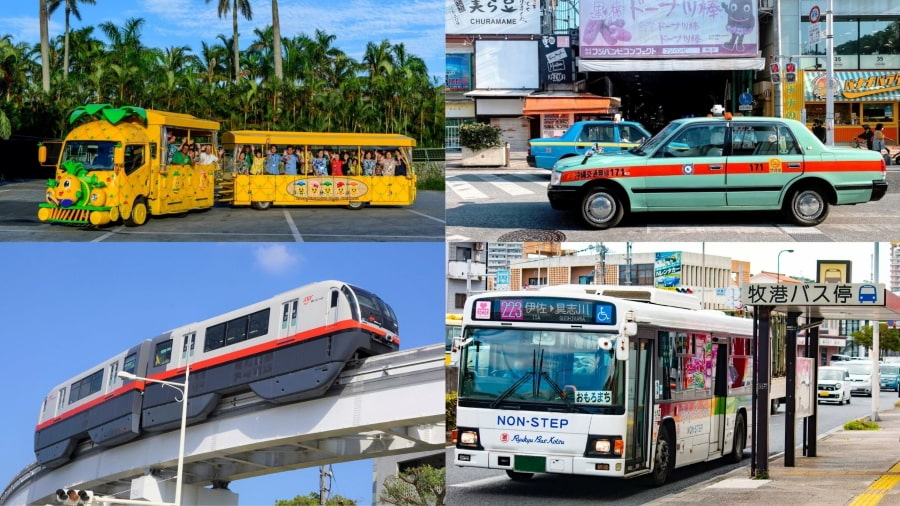 Okinawa có nhiều hình thức di chuyển khác nhau để bạn thoải mái lựa chọn