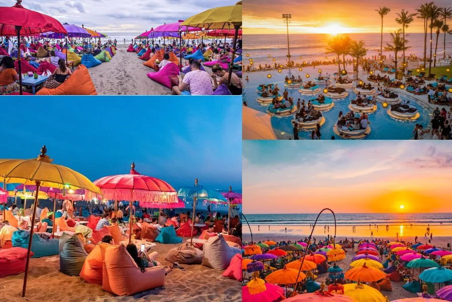 Jimbaran là địa điểm lý tưởng để ngắm khoảnh khắc mặt trời buông xuống trong vũ điệu của ánh sáng và sóng nước
