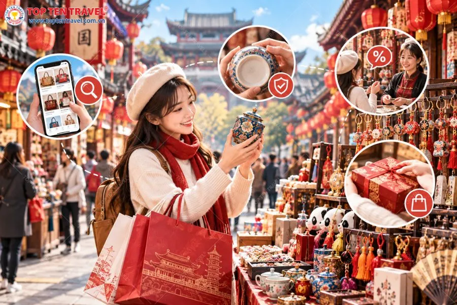Tìm hiểu kinh nghiệm mua sắm tại Trung Quốc giúp du khách dễ lựa chọn sản phẩm phù hợp và hạn chế mua nhầm