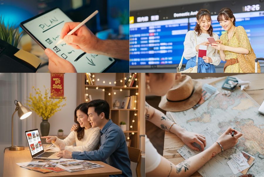 Bước quan trọng đầu tiên trước khi du lịch Tết là phải lên kế hoạch thật sớm.