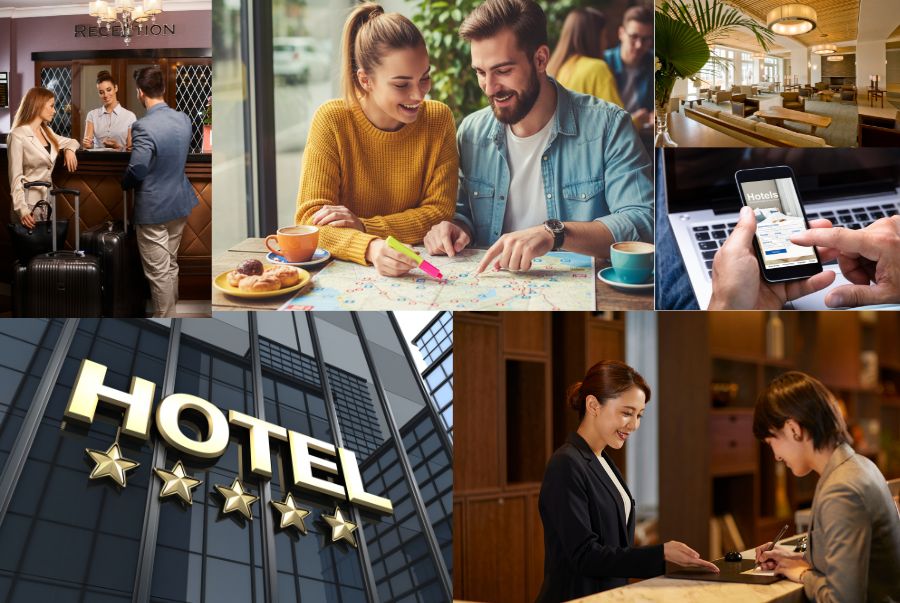 Ngoài tìm hiểu thông tin từ các trang mạng xã hội, du khách cũng có thể đặt dịch vụ trên các trang web uy tín