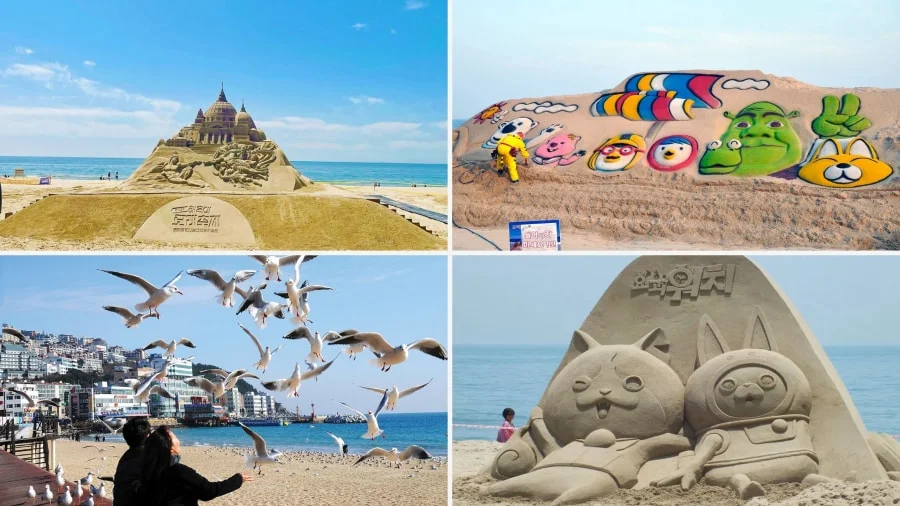 Lễ hội cát Haeundae độc đáo - Biểu tượng cho mùa hè của Busan