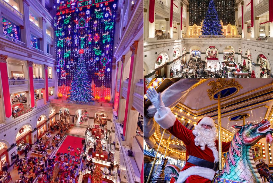 Khung cảnh rộn ràng, ngập tràn sắc màu tại Macy’s Christmas Light Show 