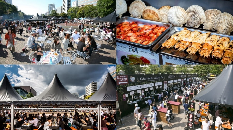 Lễ hội mùa thu Sapporo là một lễ hội ẩm thực khổng lồ và sôi động, nơi du khách có thể đắm chìm trong thế giới hương vị của Hokkaido