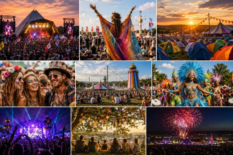 Glastonbury Festival mang đến không gian âm nhạc, nghệ thuật và tự do trải nghiệm đậm chất tuổi trẻ giữa mùa hè nước Anh