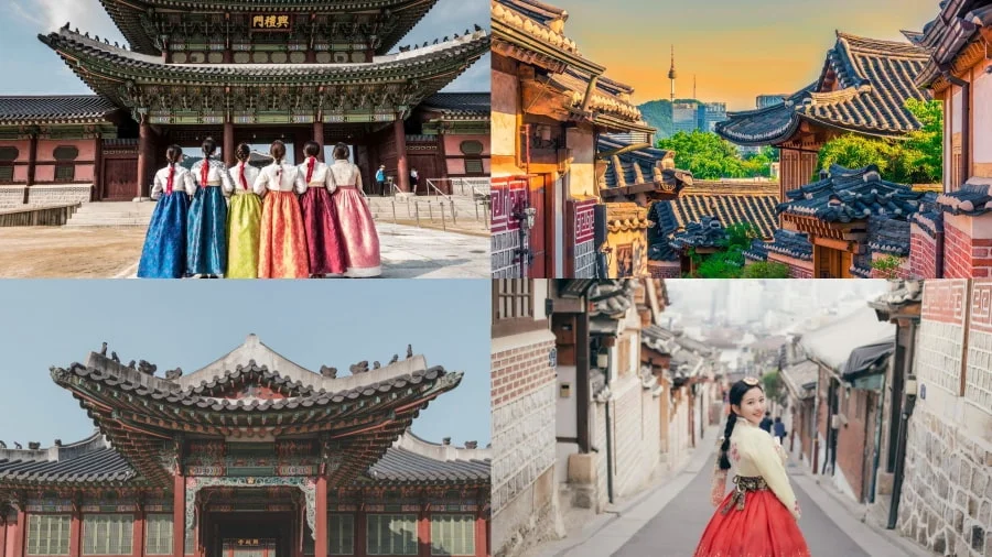 Du hành về quá khứ tại Cung điện và Làng cổ tại Hàn Quốc