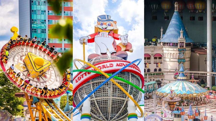 Công viên Lotte World thu hút hàng triệu tín đồ du lịch Hàn Quốc ghé thăm mỗi năm