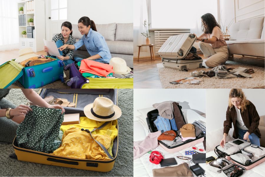 việc chuẩn bị hành lý đầy đủ sẽ giúp Bạn chủ động hơn trong chuyến đi