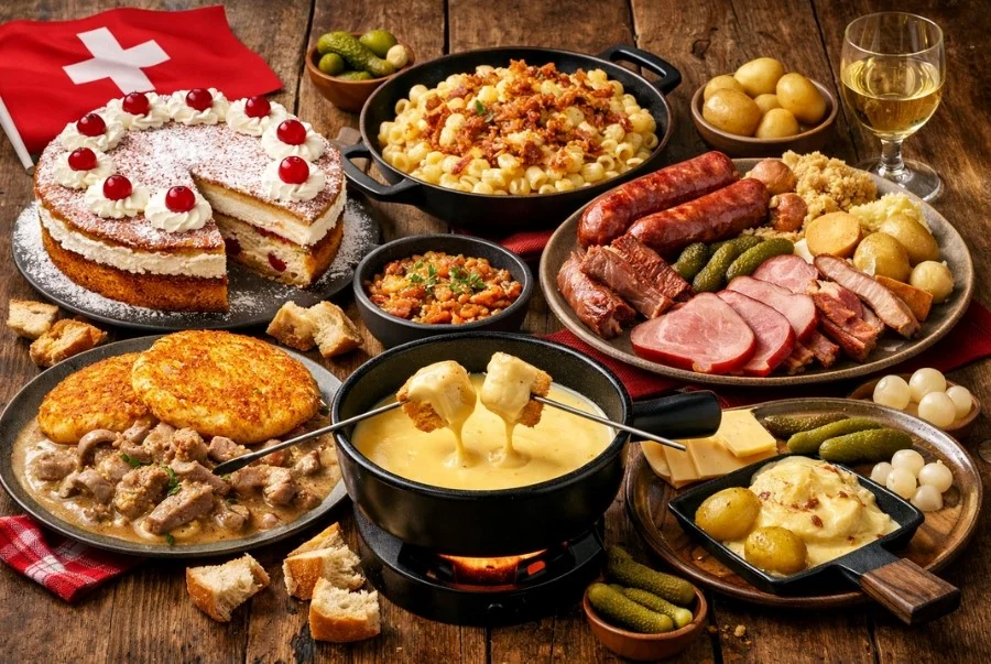 Ẩm thực Thụy Sĩ mang đến cho khách du lịch những trải nghiệm hấp dẫn