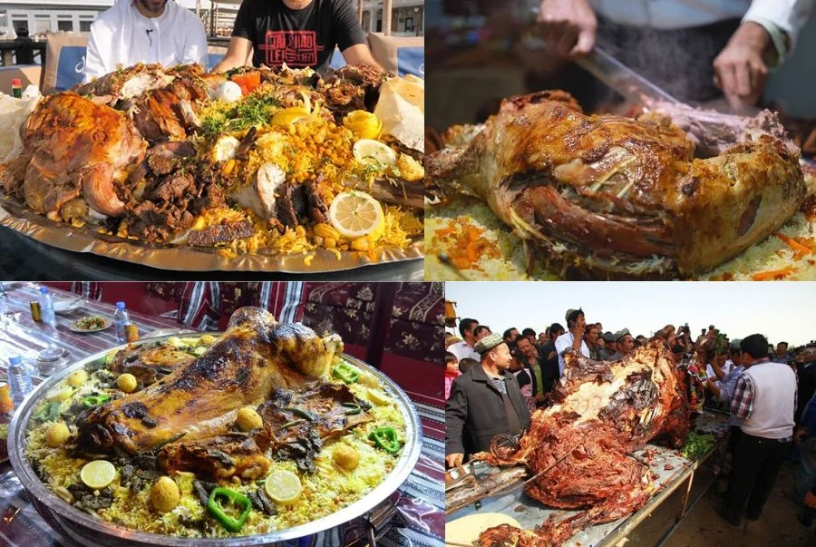 Stuffed Camel (lạc đà nhồi) là món ăn được ghi danh trong Sách Kỷ lục Guinness với kích thước lớn nhất thế giới