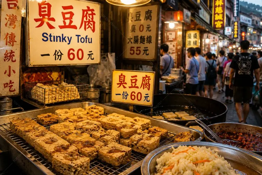 Stinky tofu có mùi hương đặc trưng khiến nhiều người không giám ăn