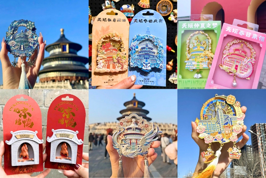 Quà lưu niệm lấy cảm hứng từ các kiến trúc Bắc Kinh luôn được du khách săn đón