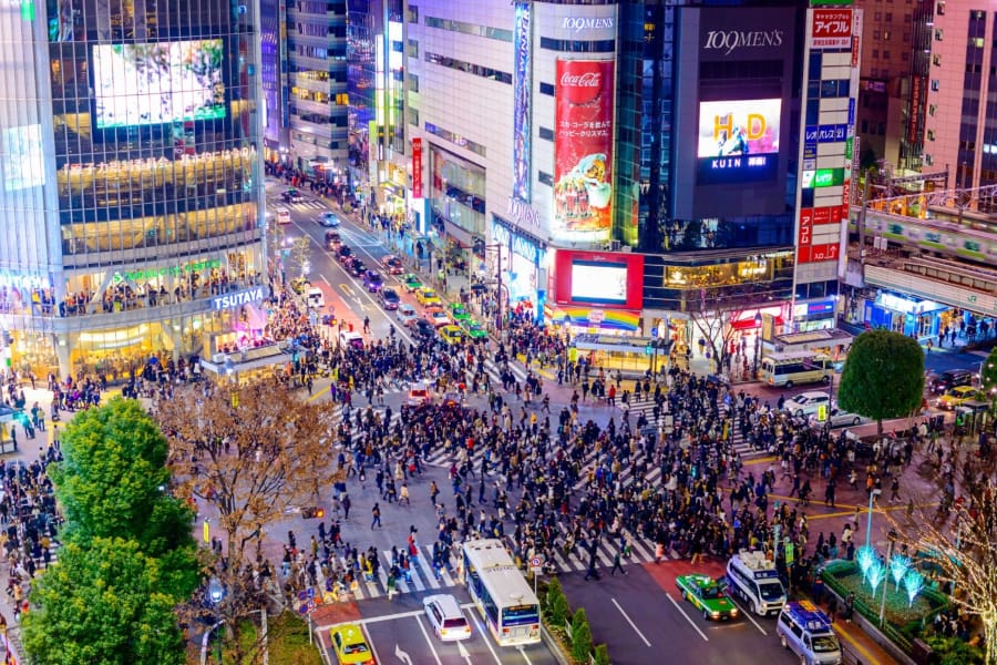 Nếu bạn muốn trải nghiệm nhịp sống sôi động thì khu phố Shibuya chính là điểm đến bạn không thể bỏ qua