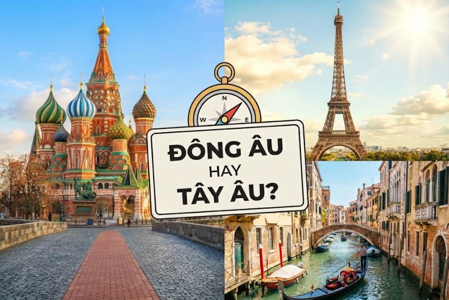 Việc lựa chọn du lịch Đông Âu hay Tây Âu phụ thuộc rất nhiều vào nhu cầu của du khách