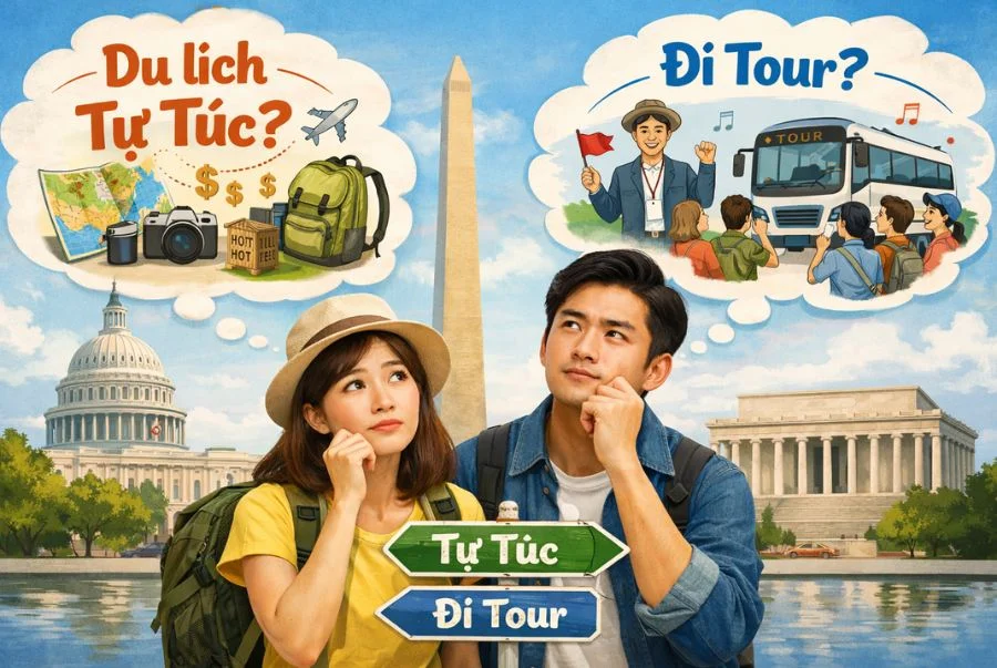 Việc lựa chọn hình thức du lịch sẽ phụ thuộc nhu cầu của từng người