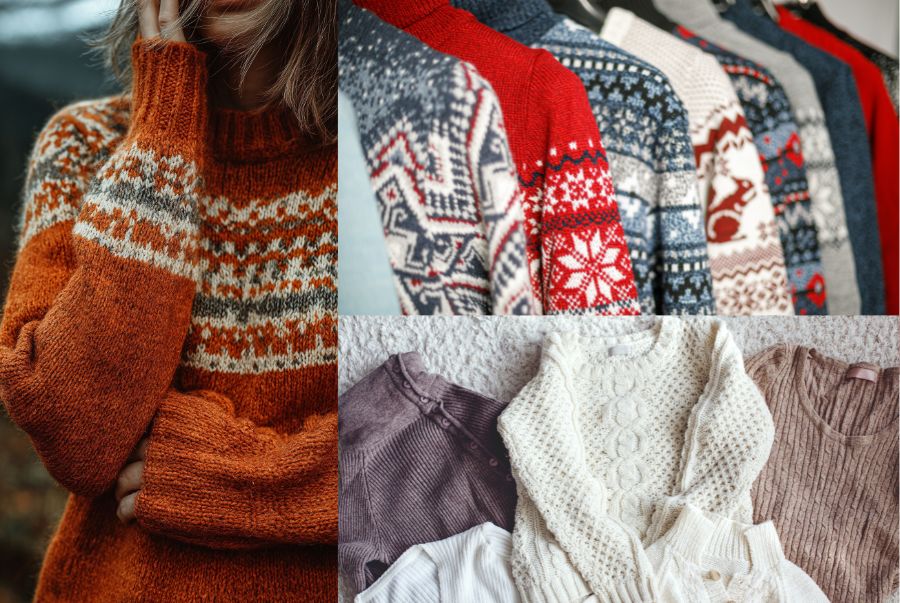 Áo len đóng vai trò như một lớp áo trung gian giúp giữ hơi ấm
