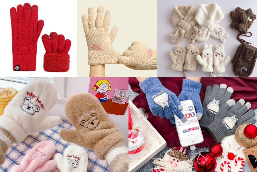 Găng tay là “lá chắn” giúp bạn thoải mái tham gia các hoạt động ngoài trời giữa trời tuyết trắng