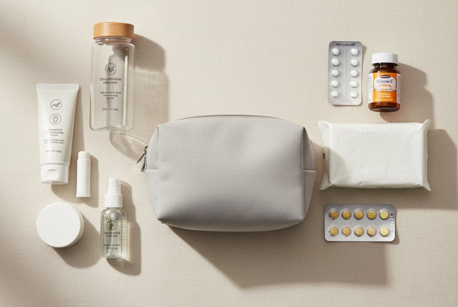 Du khách có thể chiết các vật dụng chăm sóc cơ thể để tiện mang theo