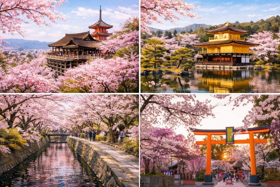 Kyoto từ lâu đã được xem là linh hồn của mùa xuân Nhật Bản với vẻ đẹp vô cùng cổ kính