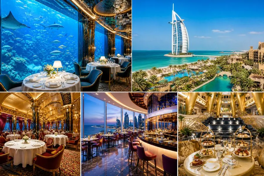 Nhà hàng Burj Al Arab mang đến những trải nghiệm đẳng cấp đích thực