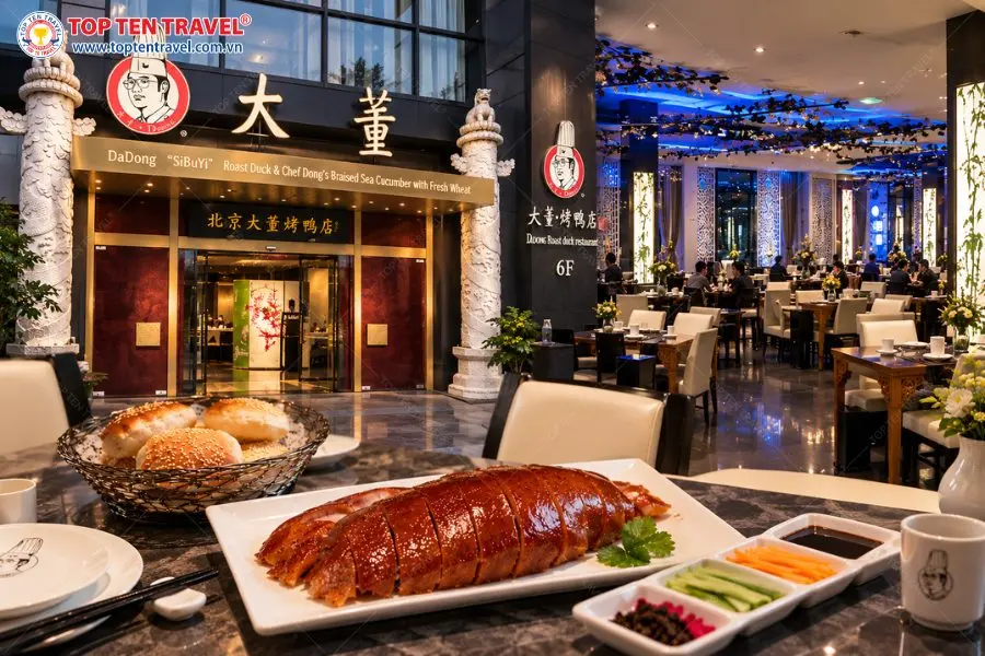 Da Dong Roast Duck – Địa chỉ thưởng thức vịt quay thơm ngon tại Bắc Kinh