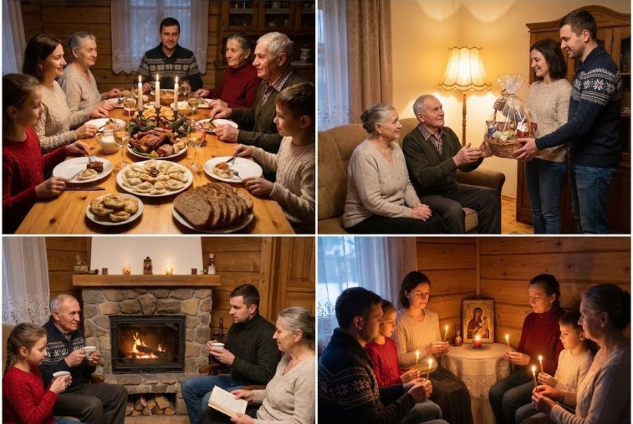 Với người dân Đông Âu, Gia đình giữ vai trò trung tâm trong văn hóa Tết 