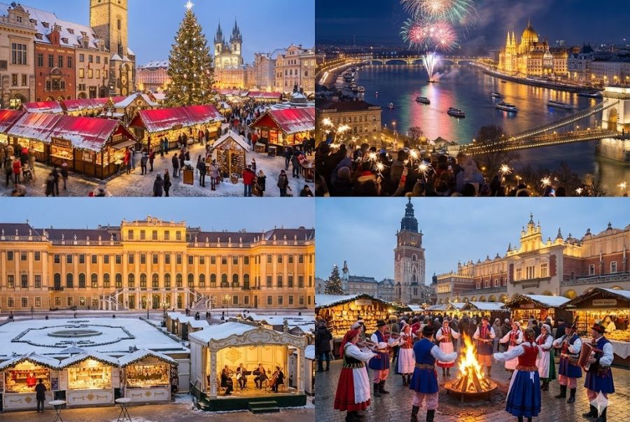 Không gian lung linh tại các lễ hội đặc sắc của Đông Âu