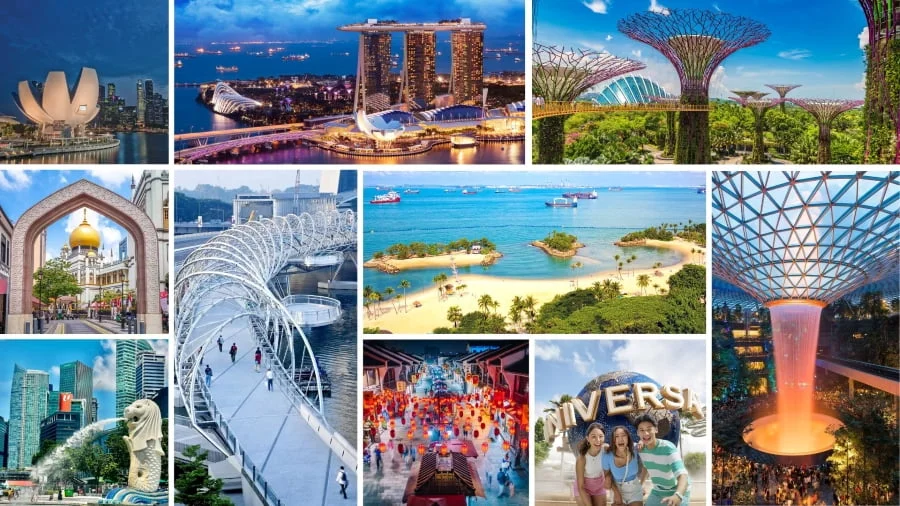 Du lịch Singapore có vô vàn điểm tham quan hấp dẫn và nổi tiếng