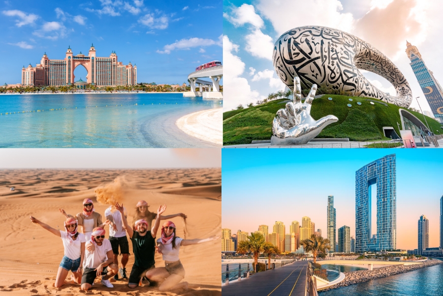 Dubai mang đến du khách nhiều địa điểm tham quan nổi bật cùng với những trải nghiệm độc đáo