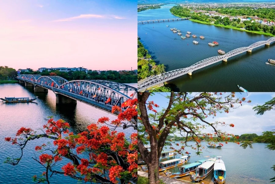 Sông Hương được xem như linh hồn của cố đô Huế với vẻ đẹp dịu dàng và lãng mạn