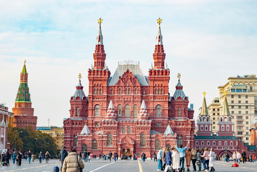 Quảng trường Đỏ là nơi quy tụ nhiều công trình quan trọng của thủ đô