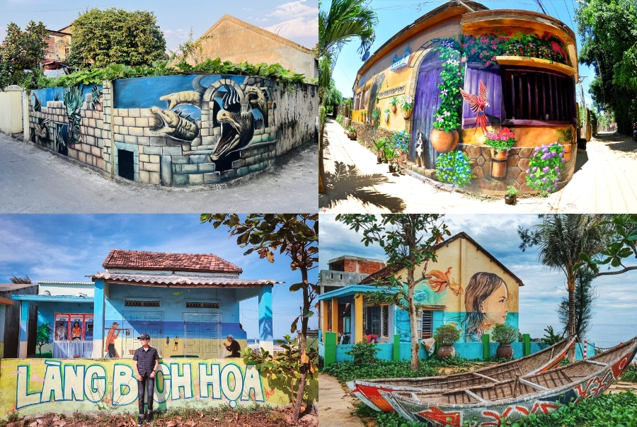 Làng bích họa Cảnh Dương sở hữu hơn 100 bức tranh nghệ thuật được vẽ dọc khắp các ngõ