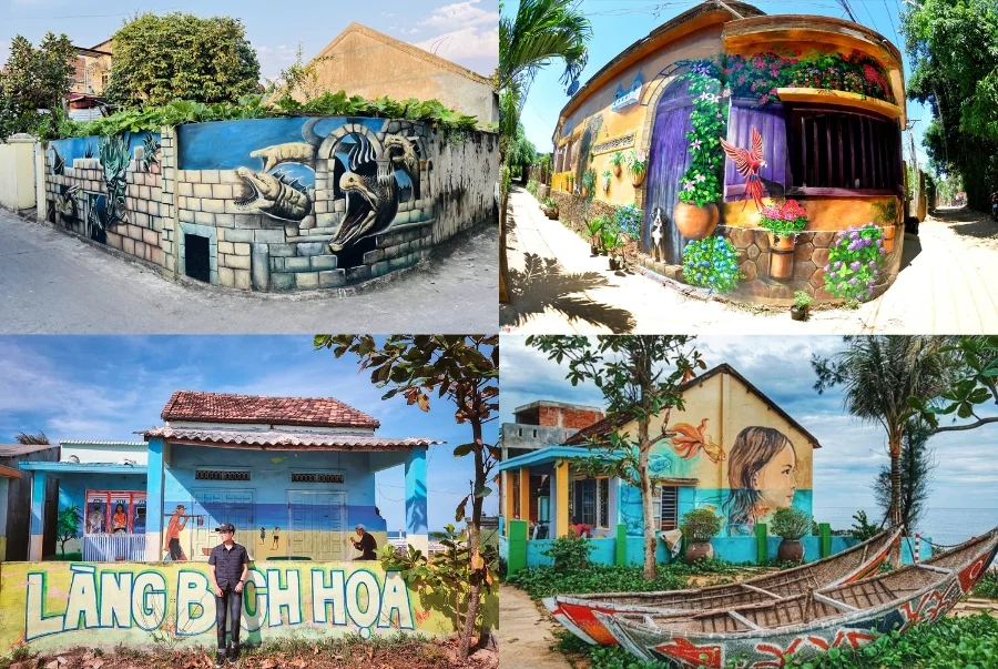 Làng bích họa Cảnh Dương sở hữu hơn 100 bức tranh nghệ thuật được vẽ dọc khắp các ngõ