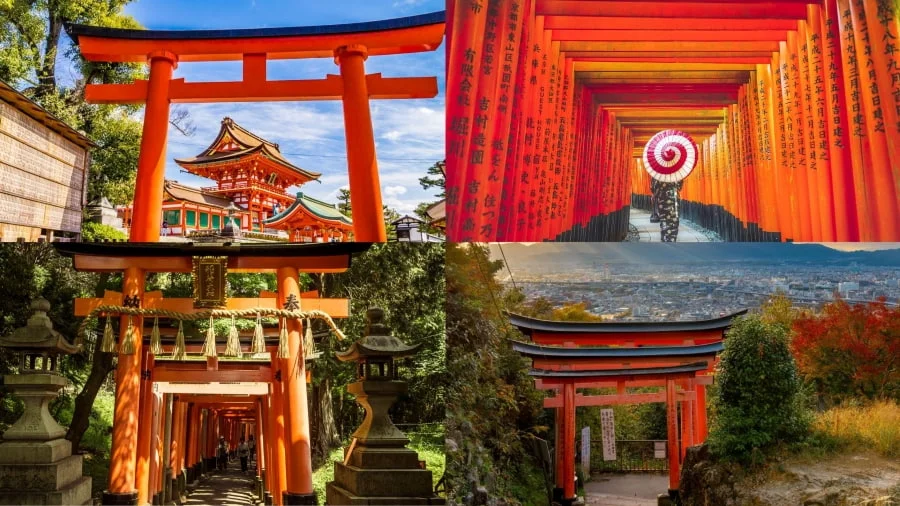 Đền Fushimi Inari Taisha ở Kyoto nổi bật như một biểu tượng huyền thoại, thu hút hàng triệu du khách mỗi năm