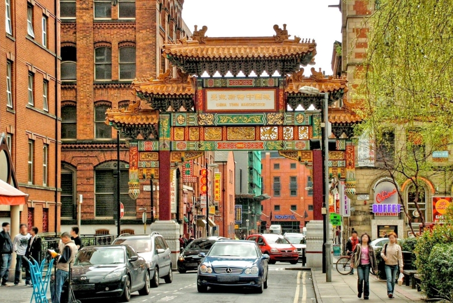 Chinatown Manchester là khu phố người Hoa lớn và lâu đời tại nước Anh