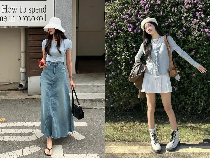 Quần, váy và trang phục phù hợp lịch trình