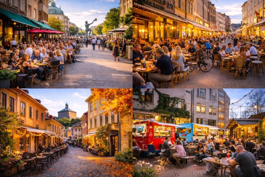 Gothenburg chinh phục du khách bằng vô số các địa điểm thưởng thức ẩm thực hấp dẫn