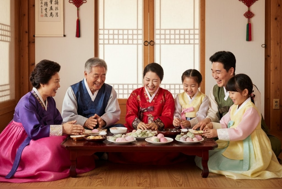 Tết Seollal là dịp lễ ý nghĩa nhất trong năm và cũng là lúc sum họp gia đình của người Hàn Quốc