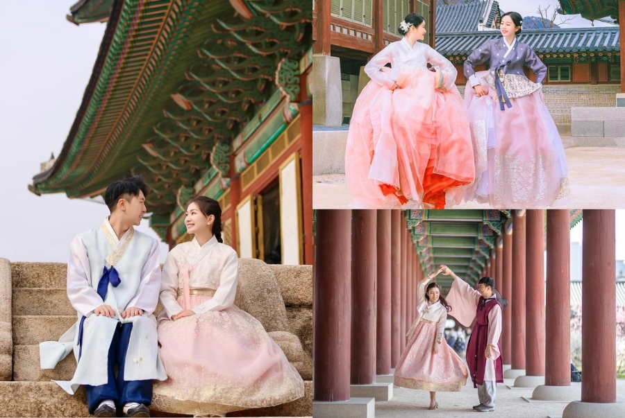 Du khách có thể chụp những bức ảnh đang đậm dấu ấn hoàng gia tại cung điện