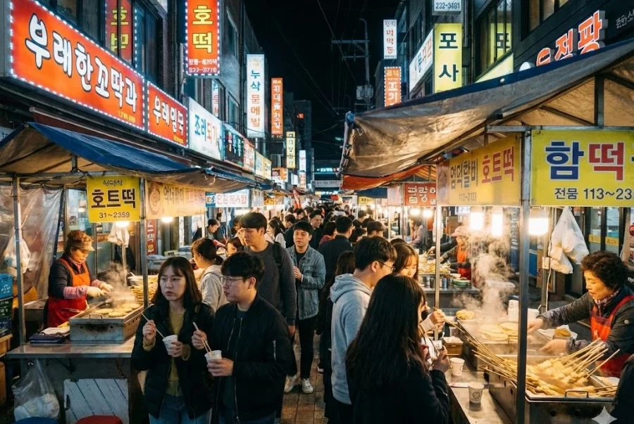 Nampo-dong là khu phố mang hơi thở đời sống thường nhật của người dân Busan